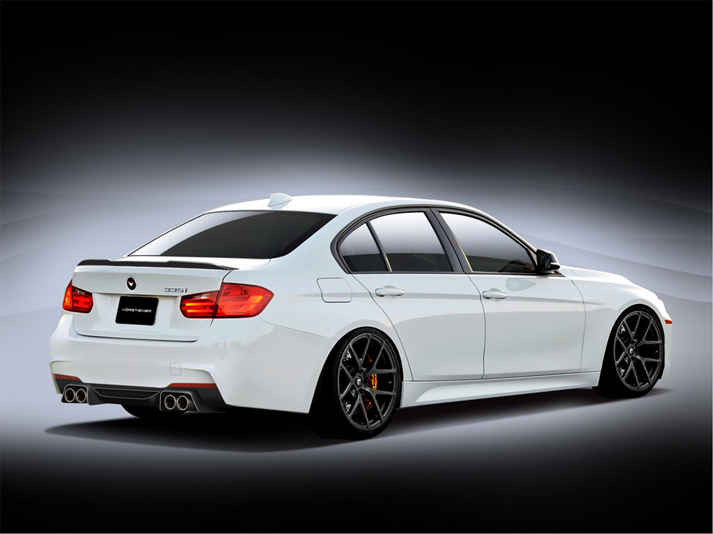 BMW serii 3 F30 z pakietem komponentów aerodynamicznych